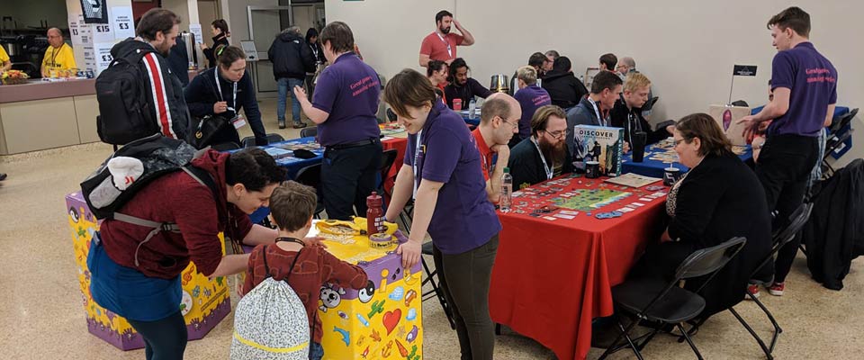 Asmodee Demo Zone at AireCon 2019