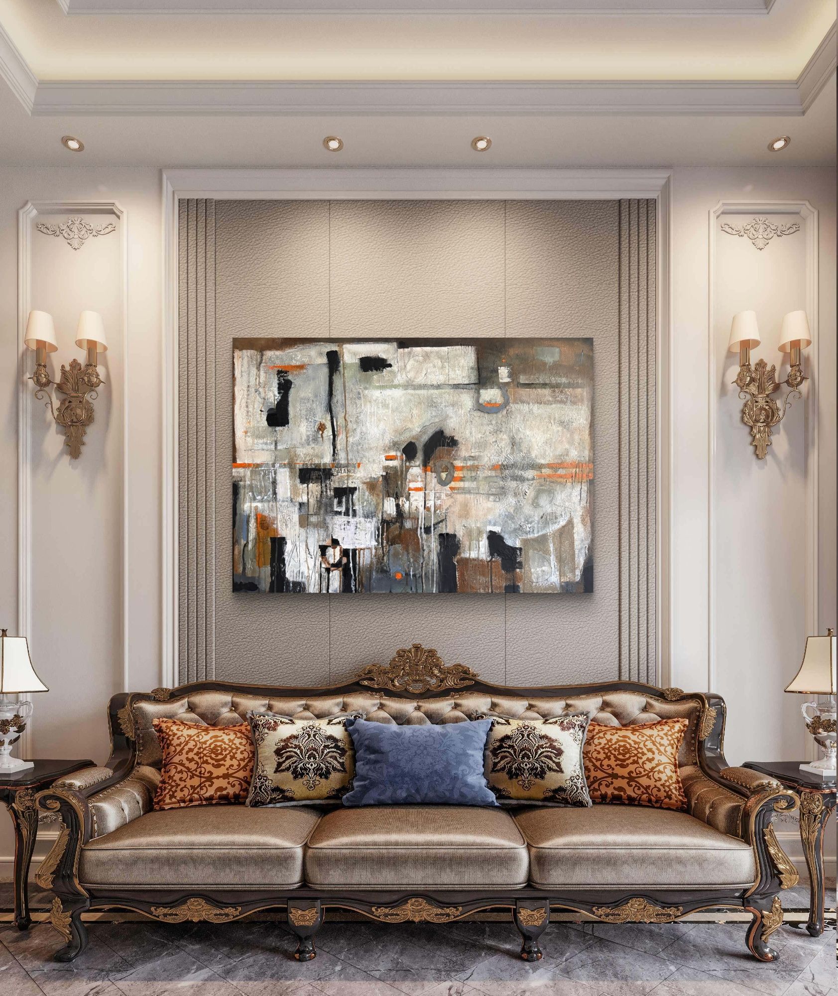 anneleyer.art | contemporary | artwork | Kunstwerk | Abstract | Galerie | Sammlung | Collection | mixed media canvas | 