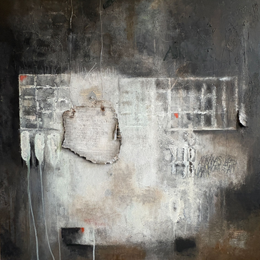 Kunst, Malerei, Mischtechnik, Galerie, Art, Collage, Acryl, Leinwand, Anne Leyer Art, Design, Kunstwerk, intersecciones