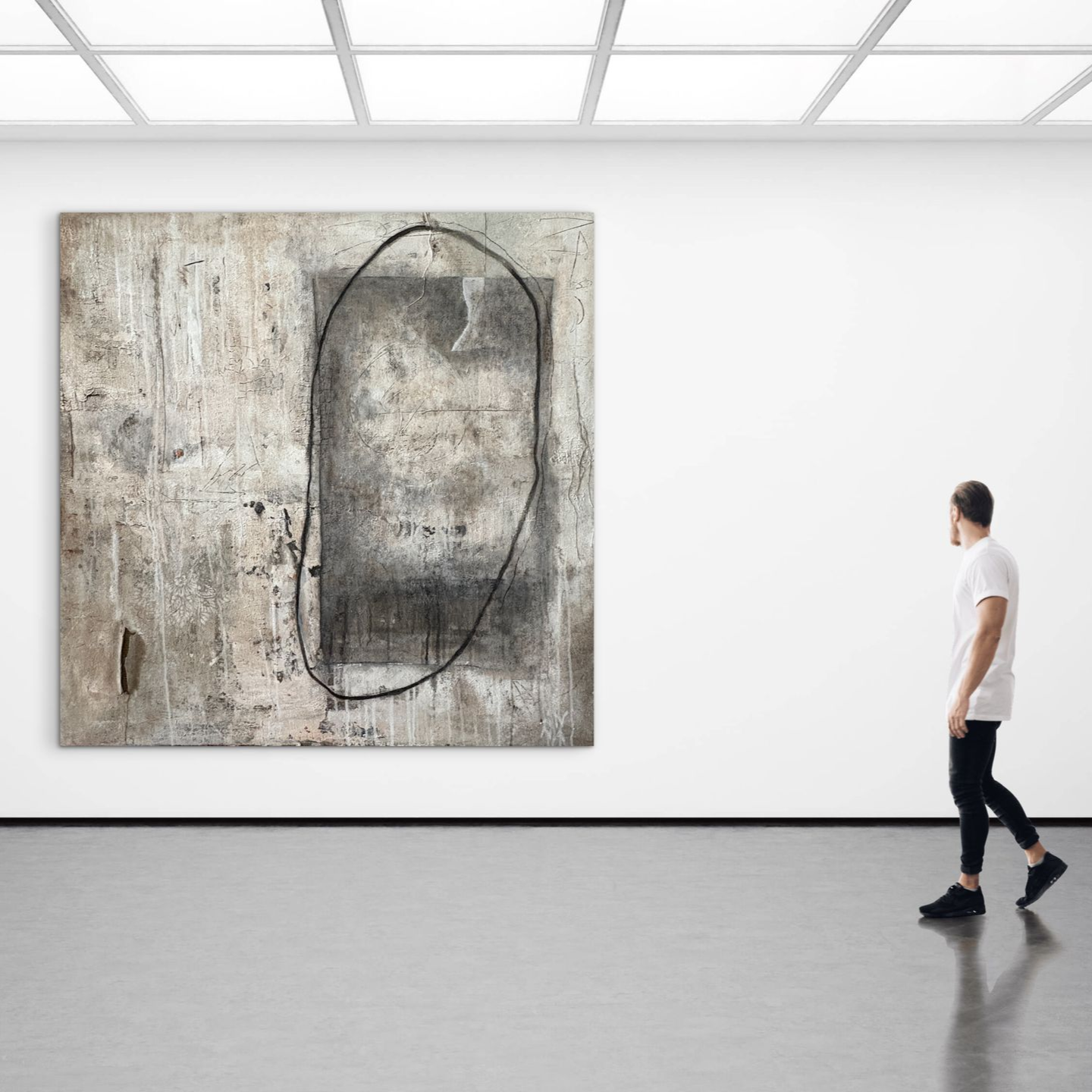 Kunst, Malerei, Mischtechnik, Galerie, Art, Collage, Acryl, Leinwand, Anne Leyer Art, Design, Kunstwerk, intersecciones