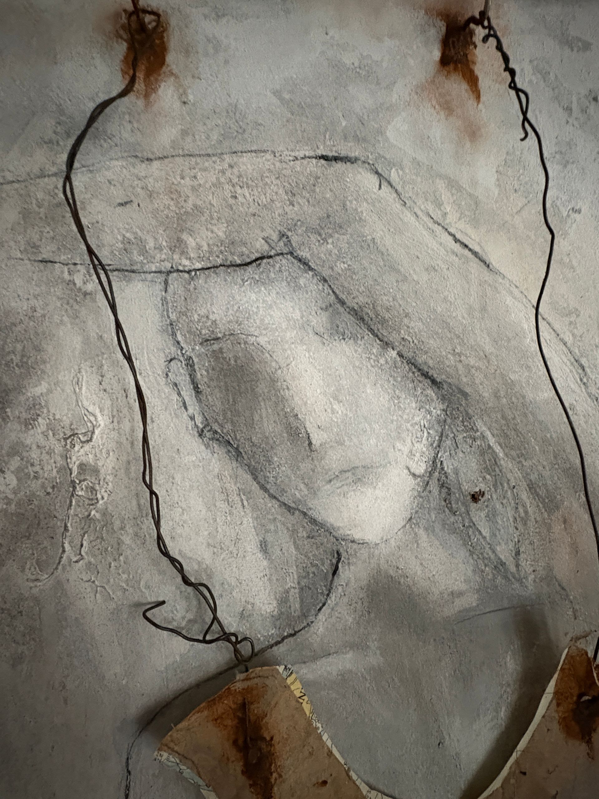 anneleyer.art | contemporary | artwork | Kunstwerk | Abstract | Galerie | Sammlung | Collection | mixed media canvas | Feuerpferd