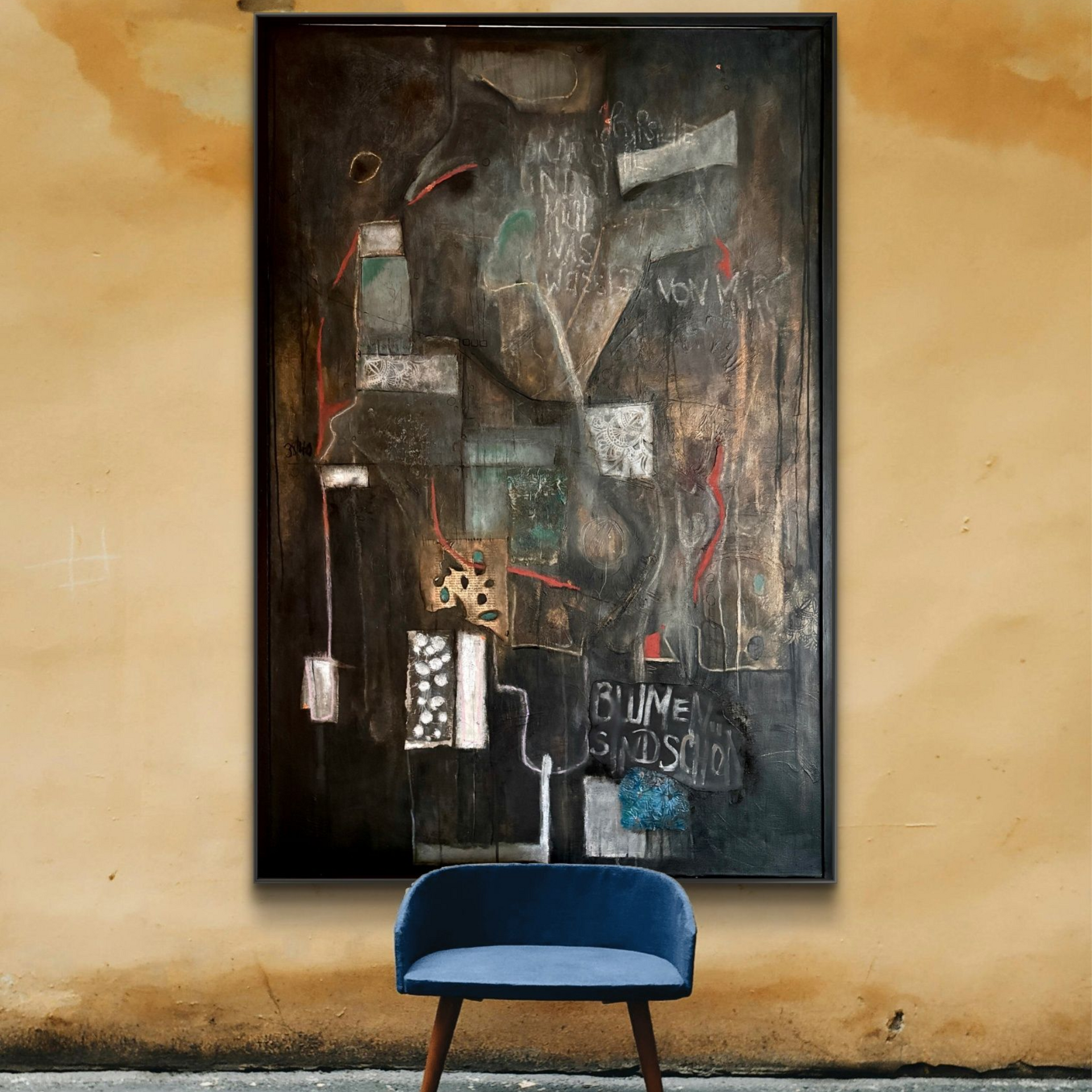 #Kunst #Galerie #Kunstwerk #Abstrakt #contemporary #art #collection #AnneLeyer Amsterdam #Design #beyond the blue