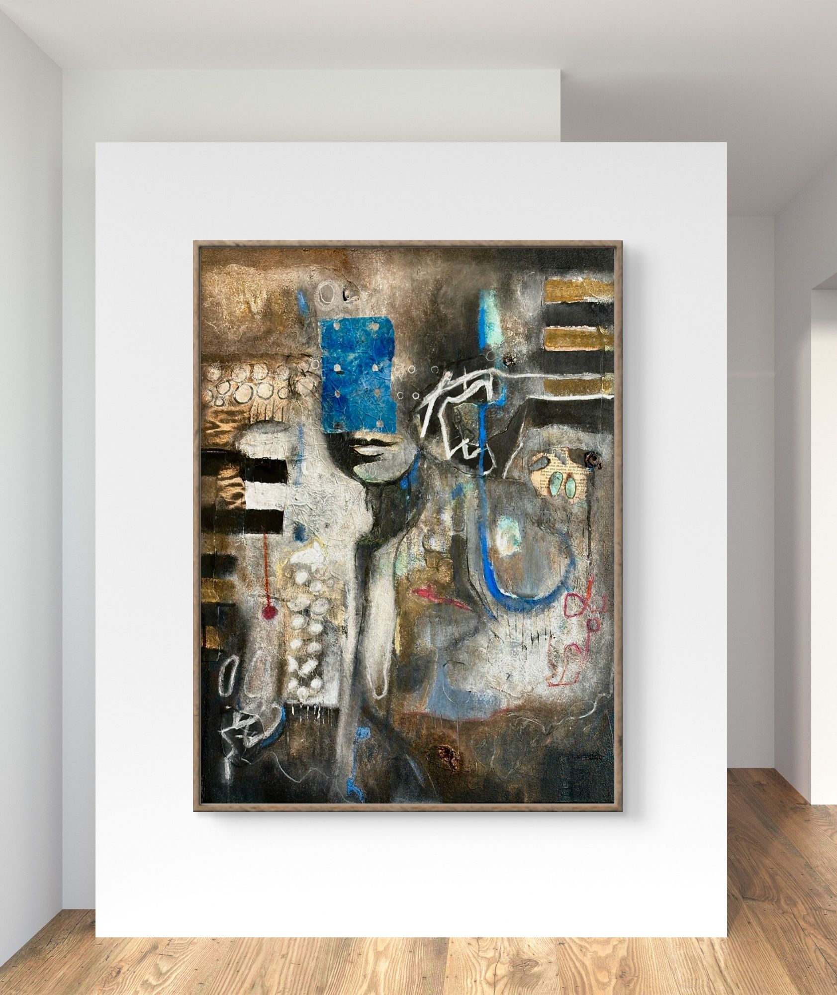 anneleyer.art | contemporary | artwork | Kunstwerk | Abstract | Galerie | Sammlung | Collection | mixed media canvas | outskirts