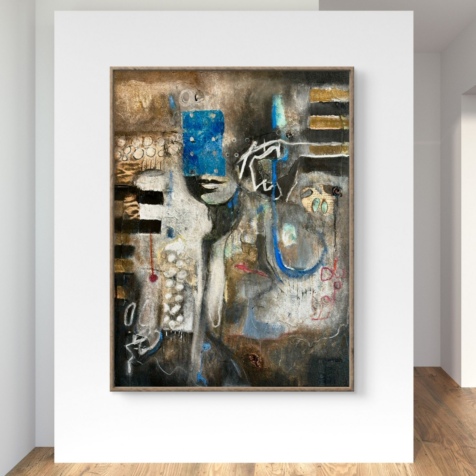 #Kunst #Galerie #Kunstwerk #Abstrakt #contemporary #art #collection #AnneLeyer Amsterdam #Design #beyond the blue