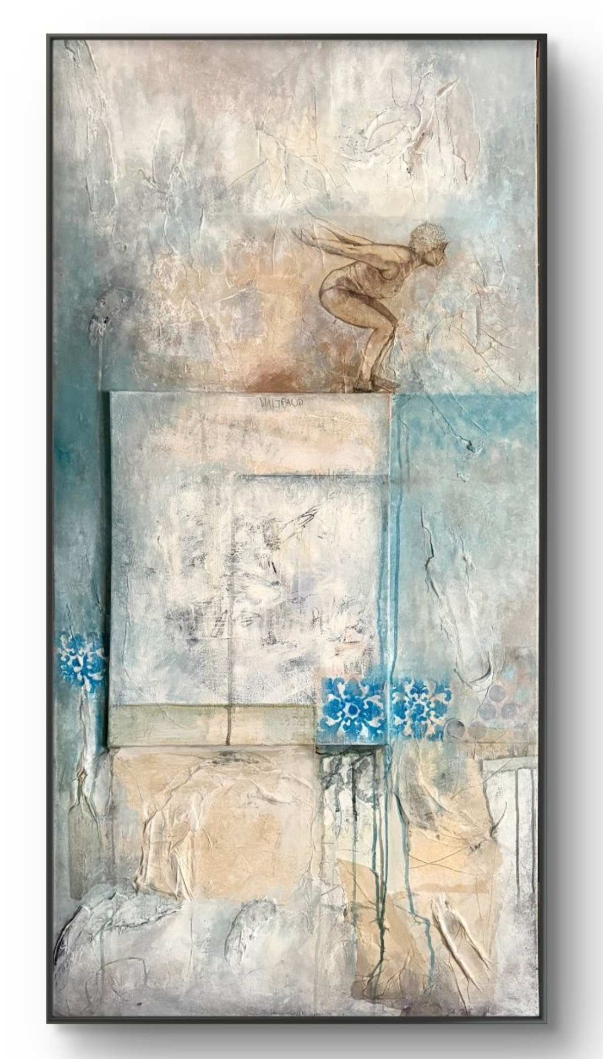WALTRAUD | 2026 | H 120X W 80 CM | MIXED MEDIA | CANVAS | OILPASTEL | GRAPHIT | ACRYLICS #Kunst #Galerie #Kunstwerk #Abstrakt #contemporary #art #collection #AnneLeyer Amsterdam #Design