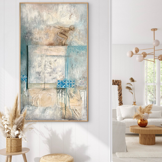 #Kunst #Galerie #Kunstwerk #Abstrakt #contemporary #art #collection #AnneLeyer Amsterdam #Design #beyond the blue