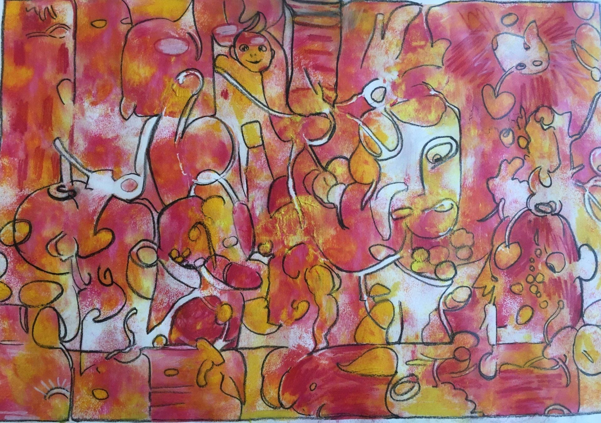 Allerlei, Abstrakt, Gemälde