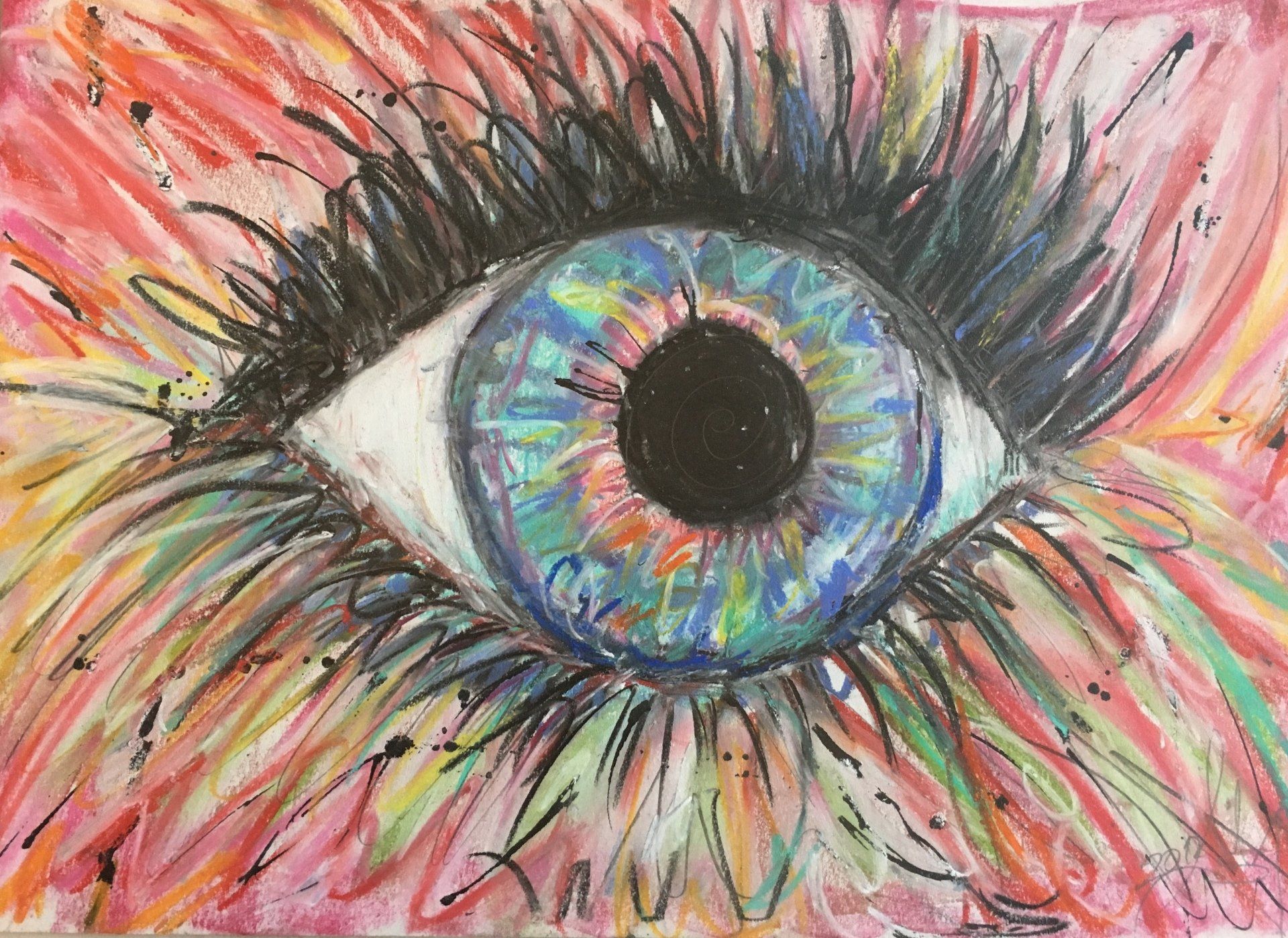 Erwachen, Augen, Gemälde