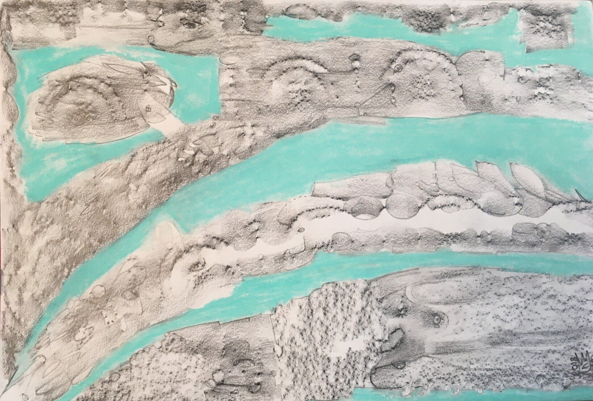 Fabel,  Abstrakt, Gemälde