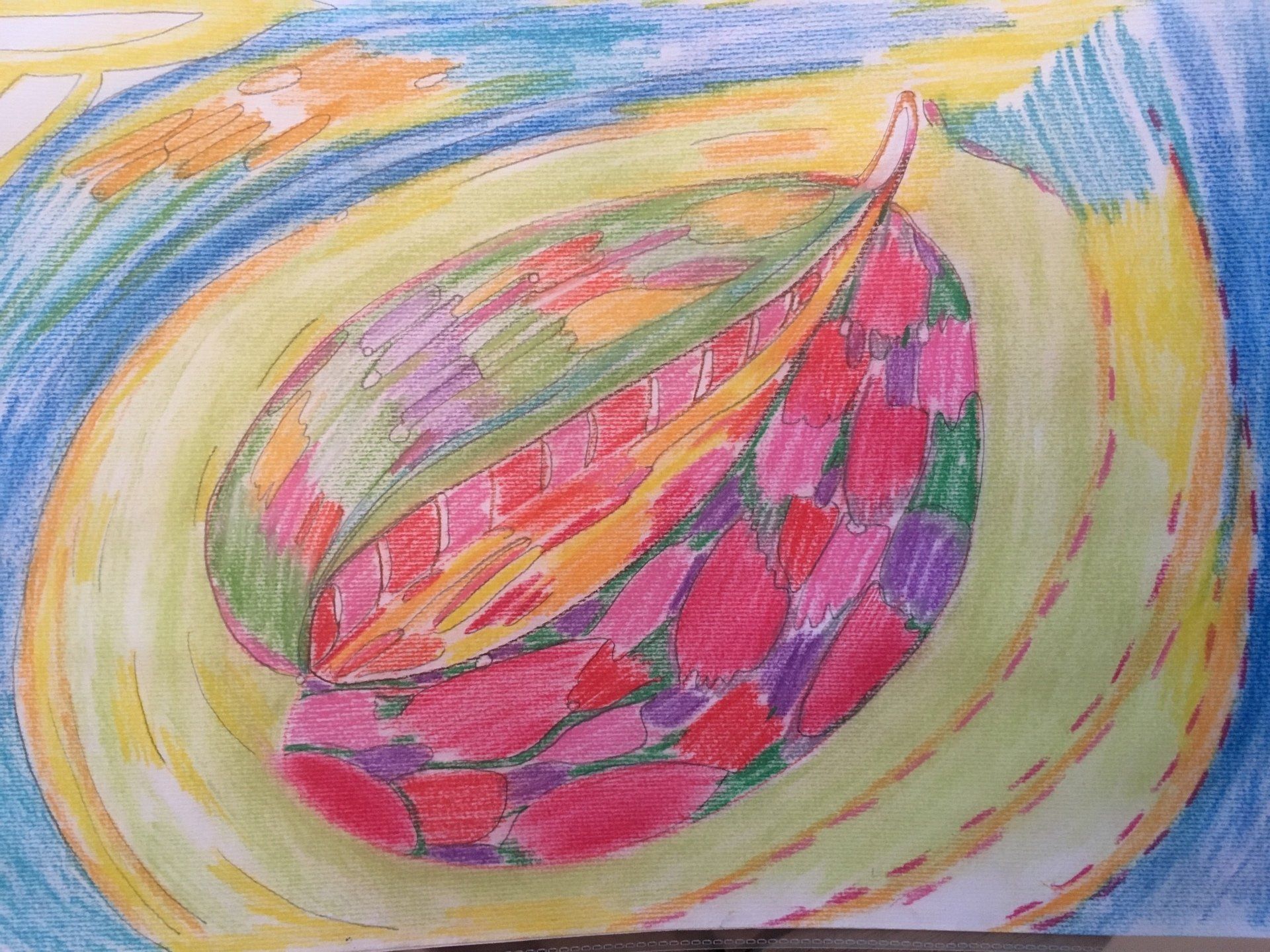 Kakaobohne, Abstrakt, Gemälde