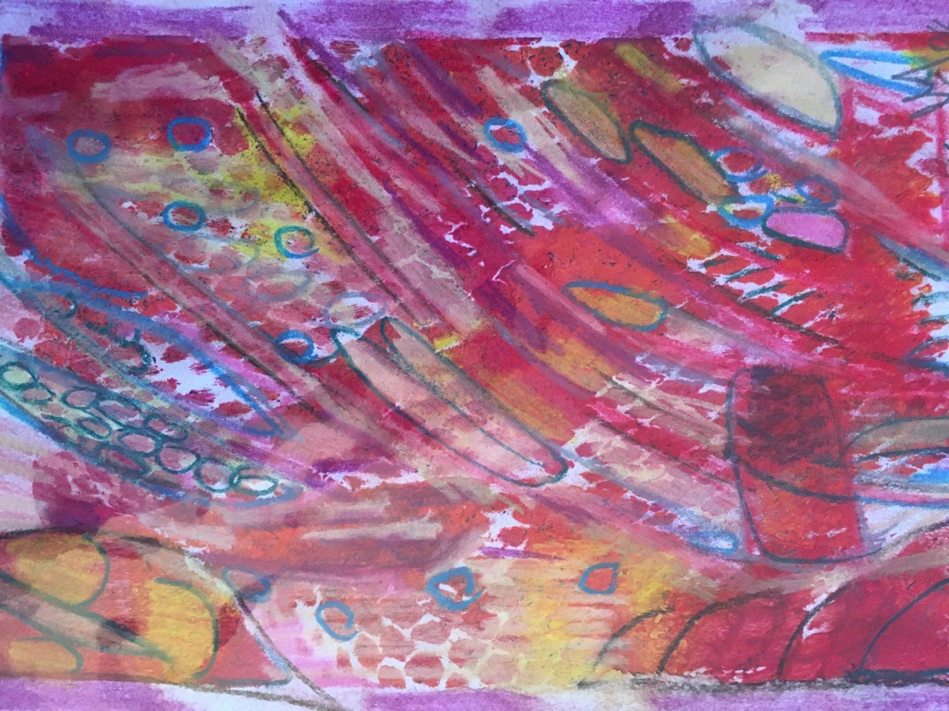 Netzgewirre, Abstrakt, Gemälde