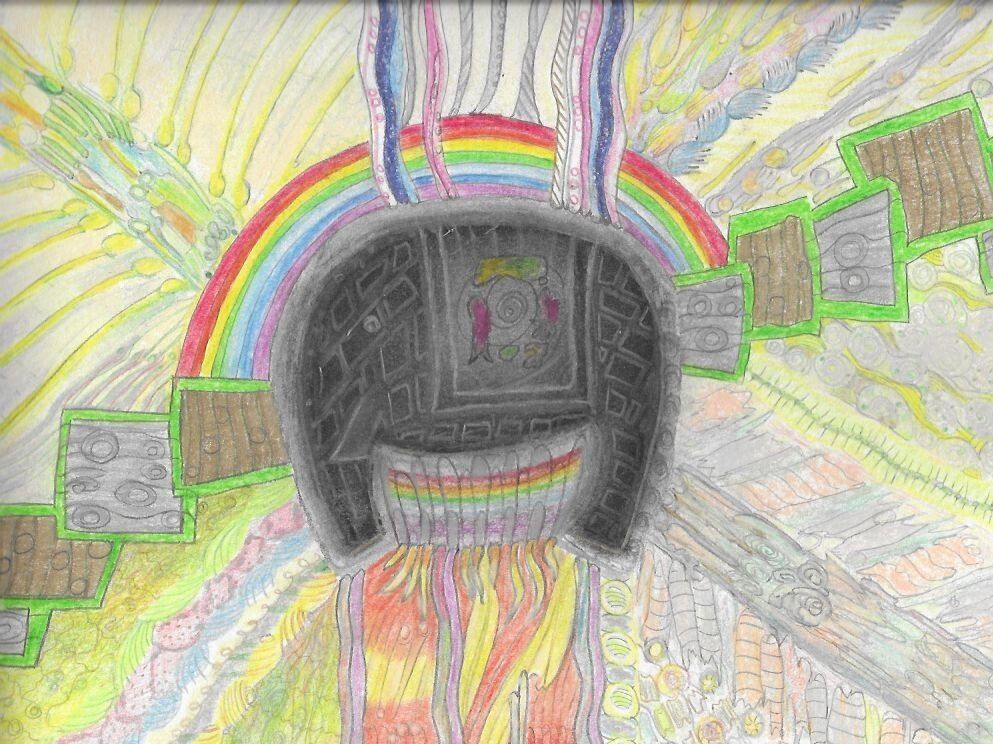 Elefant, Kind, Gemälde