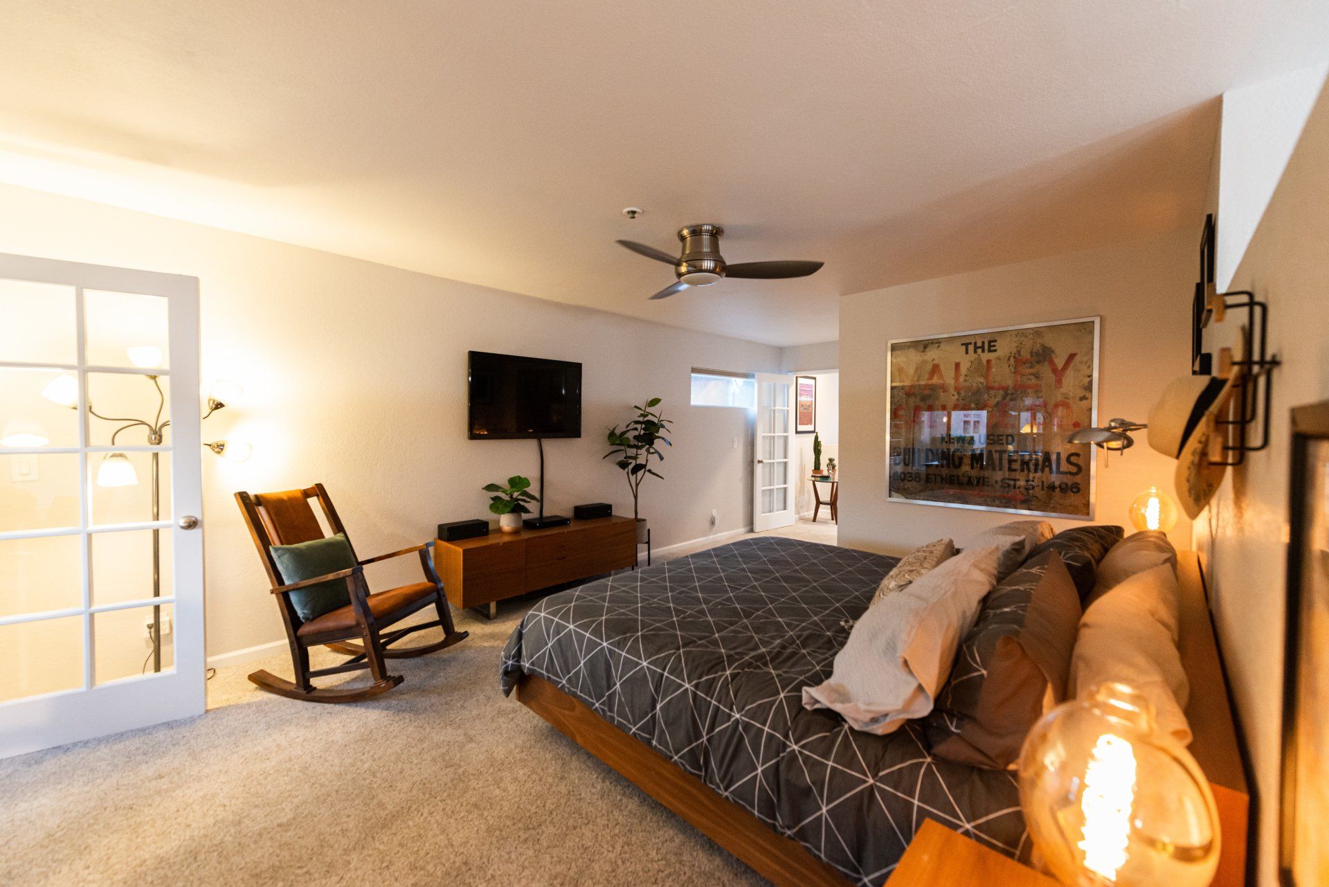 Partial view of master bedroom