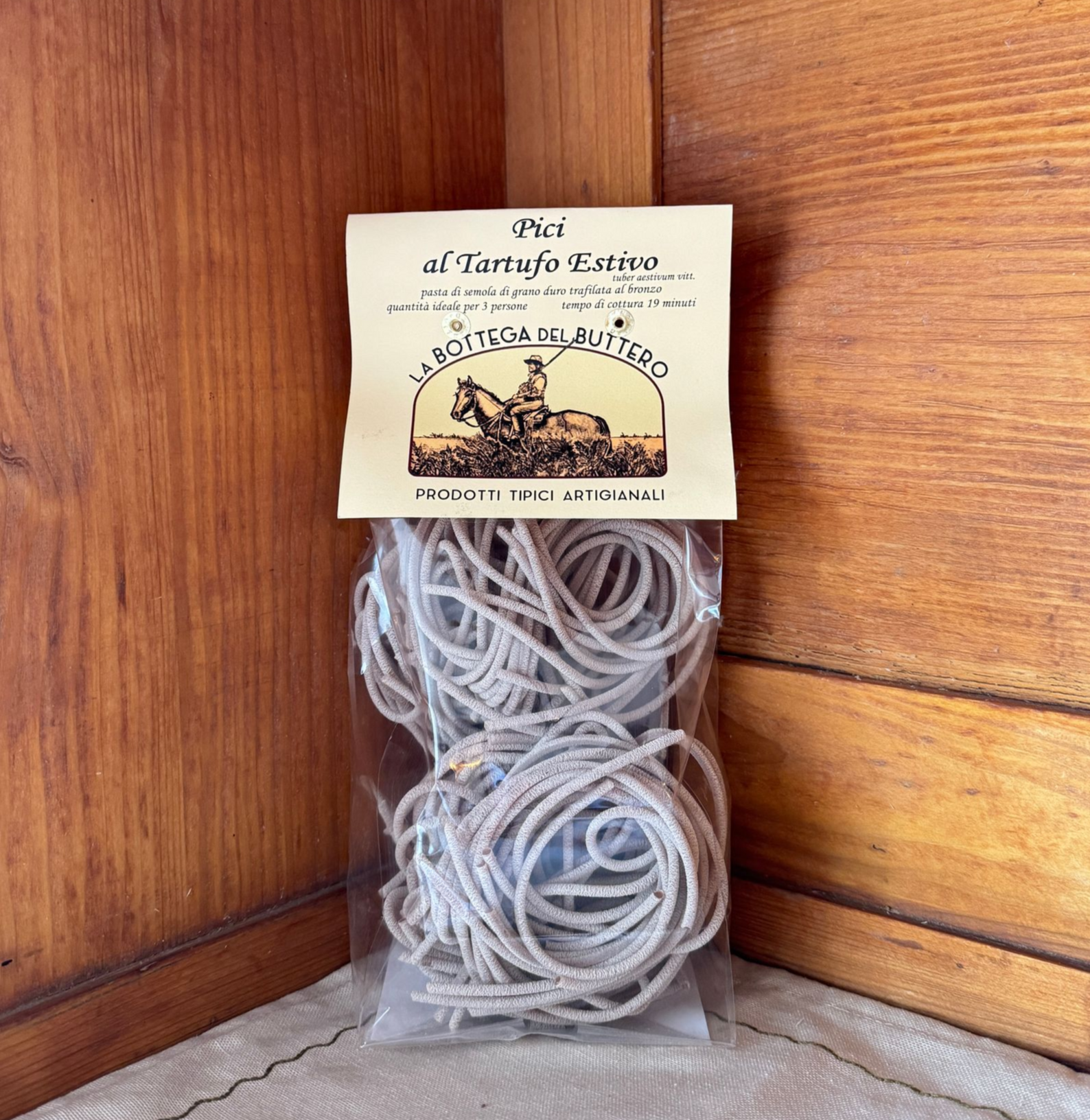 Nudelpackung Pici al Tartufo von Bottega del Buttero