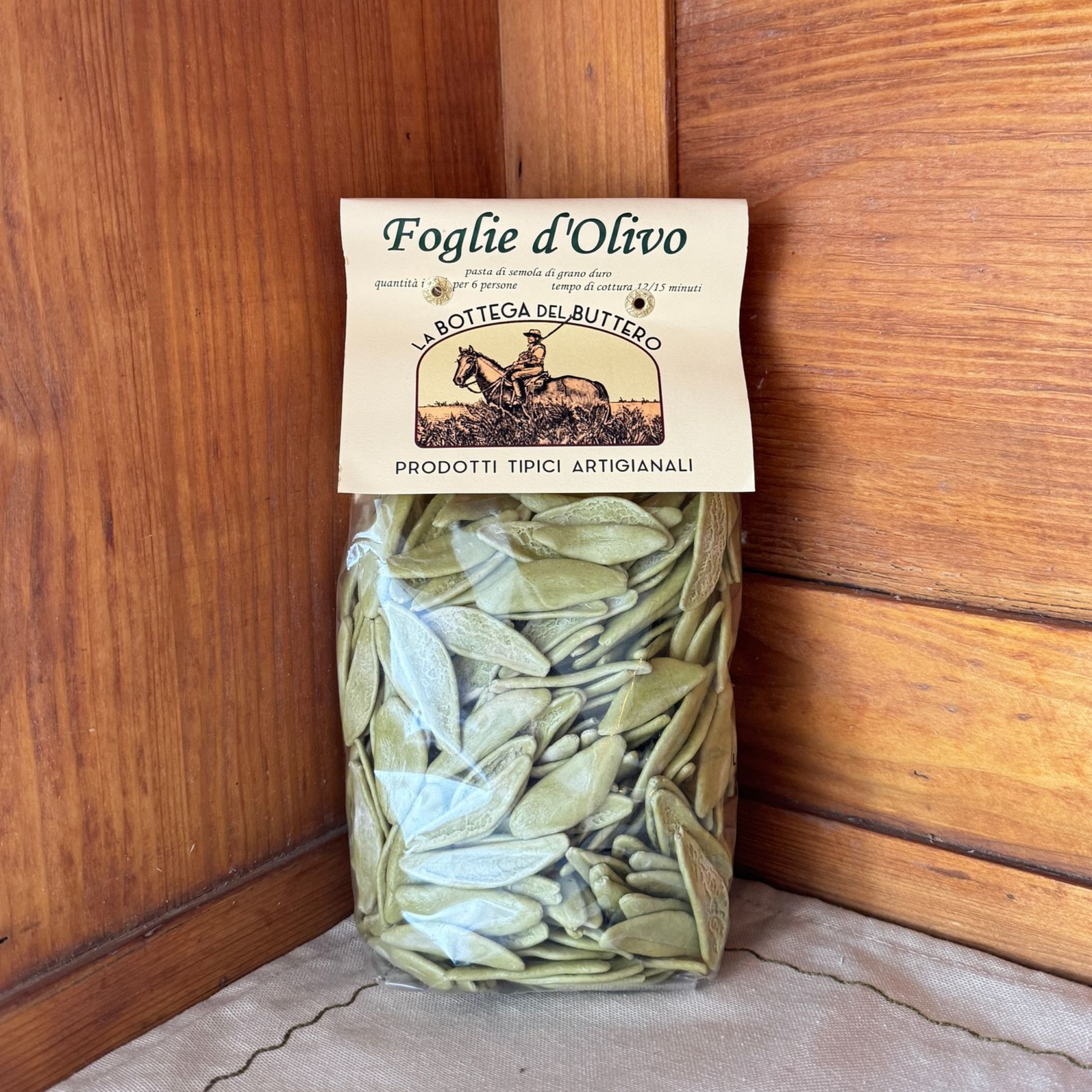 Nudelpackung Foglie d´Olivo von Bottega del Buttero