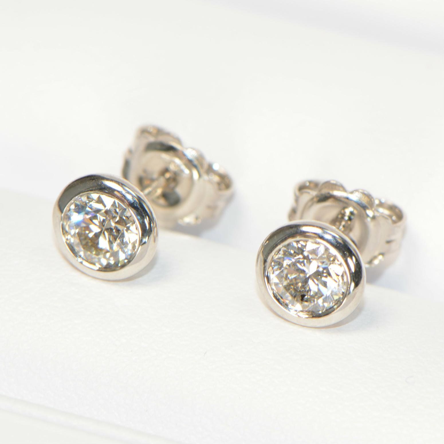 Diamant Ohrstecker Zarge