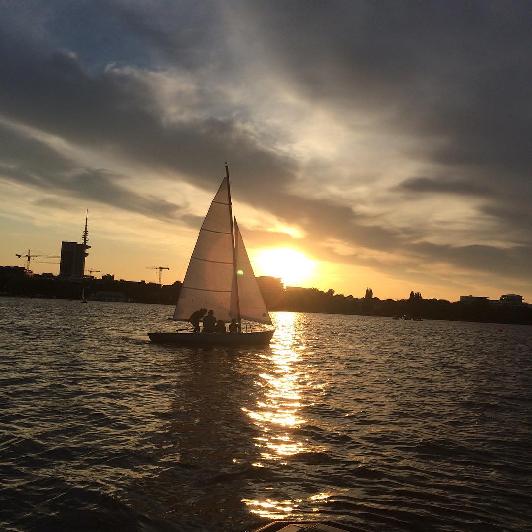 boote alster segeln