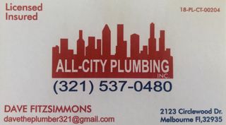 All City Plumbing (321) 537-0480