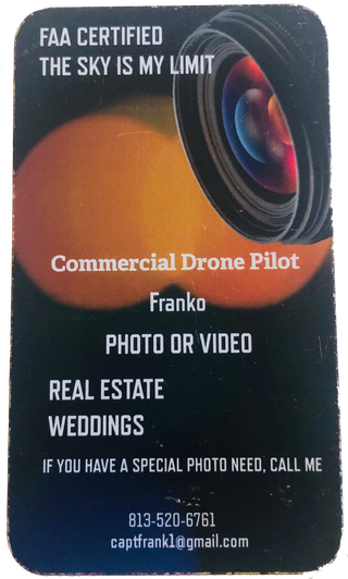 Franko Commercial Drone Pilot  (813) 520-6761