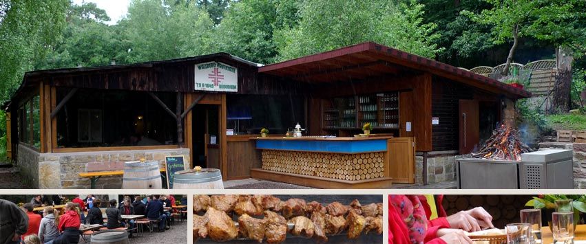 Wallberg-Hütte, Hütte, Schorle ,Saumagen,Wallberg,Turnerdenkmal