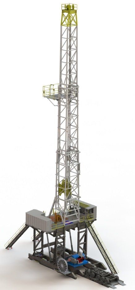 Oilwell E2000 Drilling Rig in Frisco, TX, USA