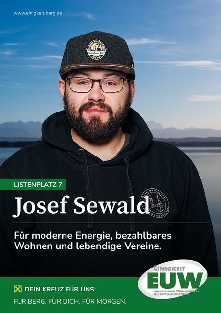 Josef Sewald EUW - Einigkeit Unabhängige Wählergruppe für die Gemeinde Berg