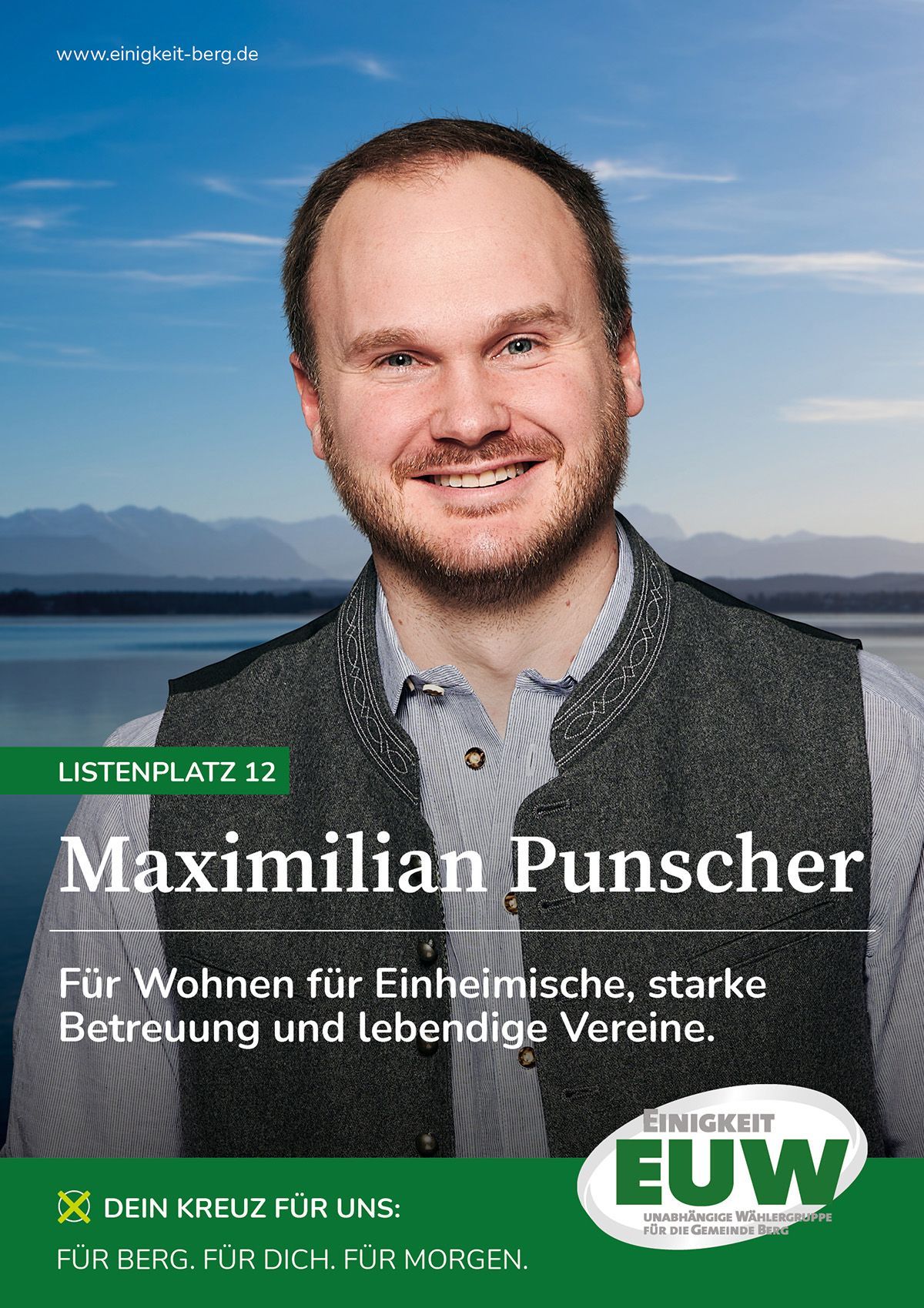 Maximilian Punscher EUW - Einigkeit Unabhängige Wählergruppe für die Gemeinde Berg