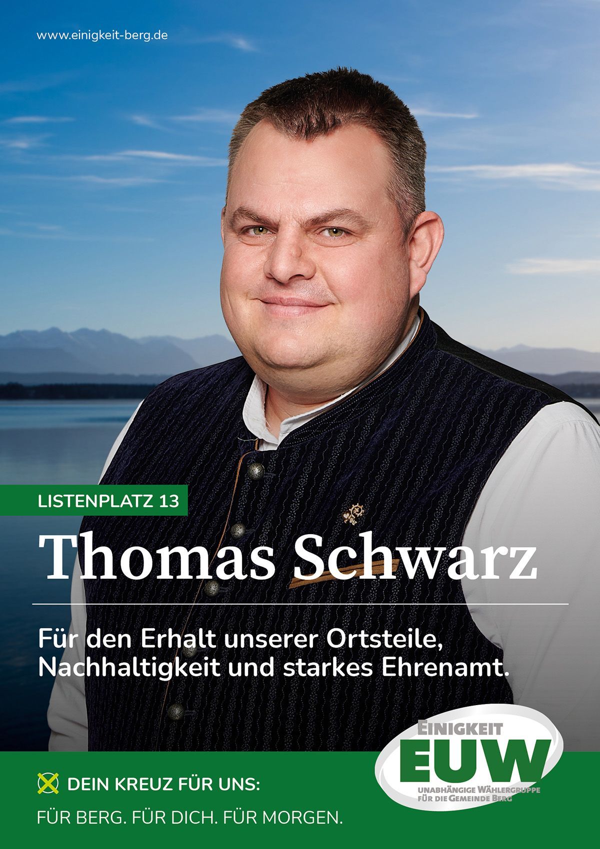 Thomas Schwarz EUW - Einigkeit Unabhängige Wählergruppe für die Gemeinde Berg