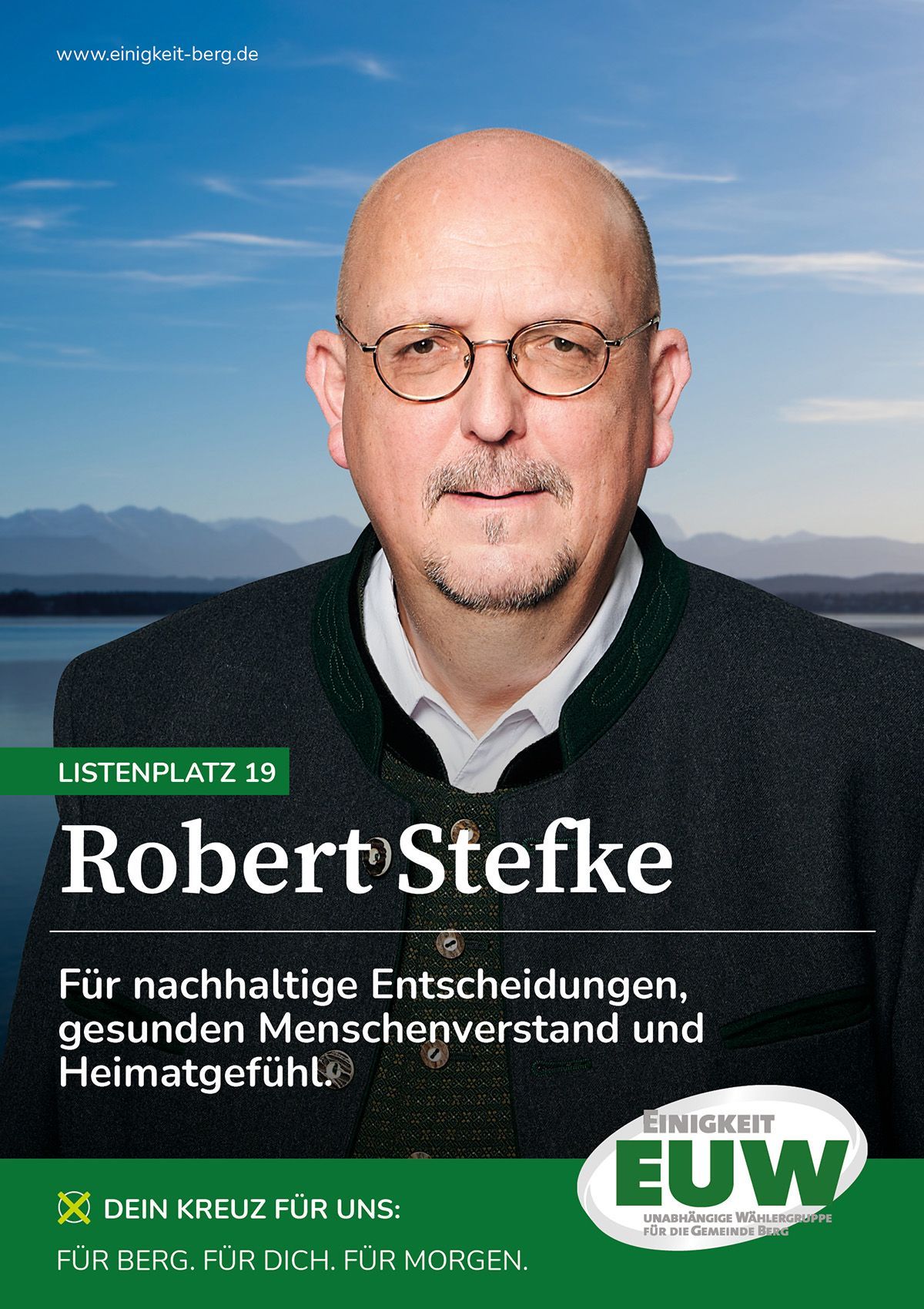 Robert Stefke EUW - Einigkeit Unabhängige Wählergruppe für die Gemeinde Berg