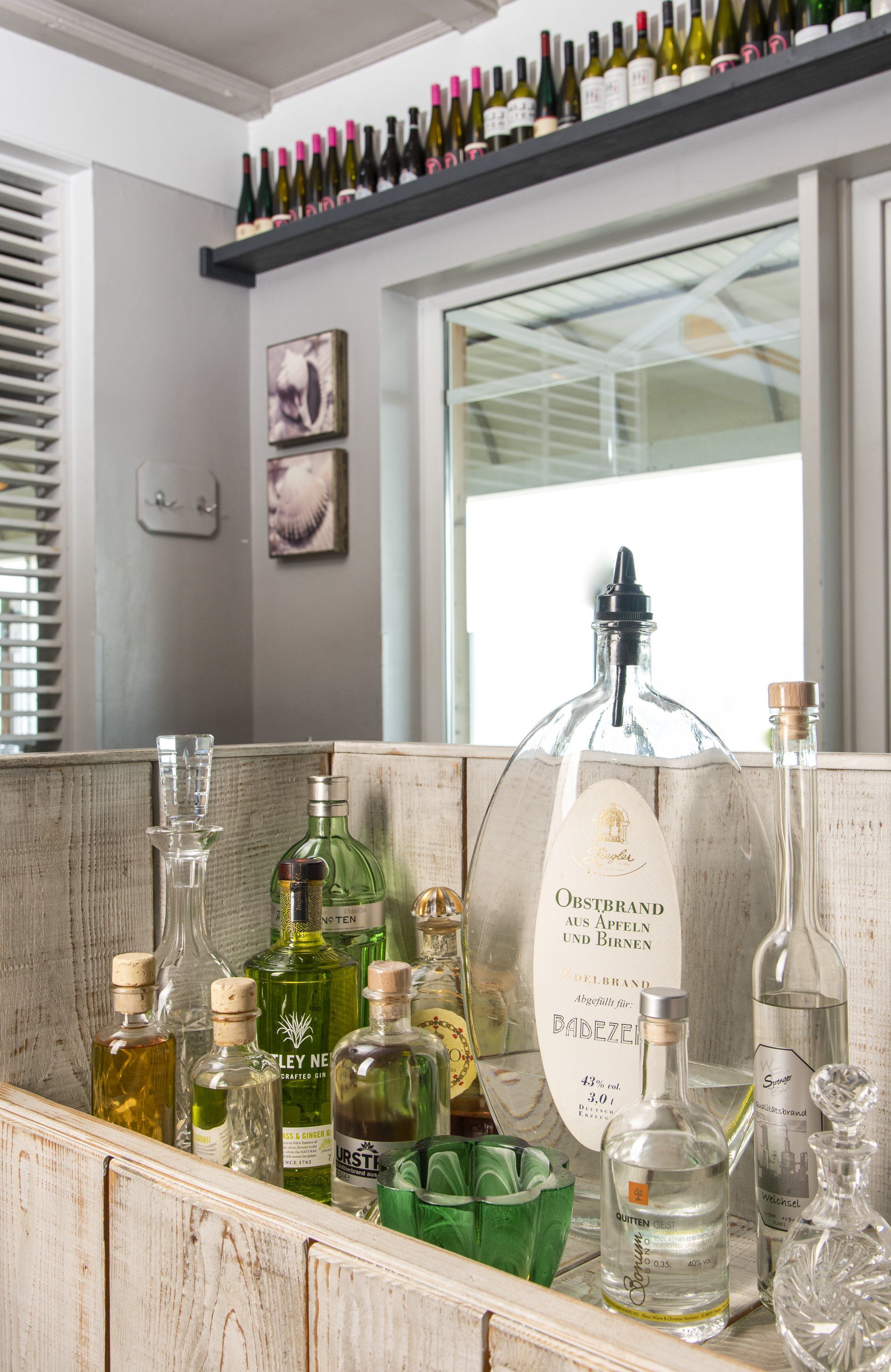 Frische Küche mit Blick auf die Nordsee