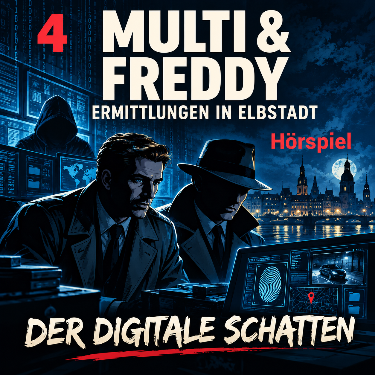 Hörspielcover Multi und Freddy, Folge 10: Der Anruf aus dem Jenseits
