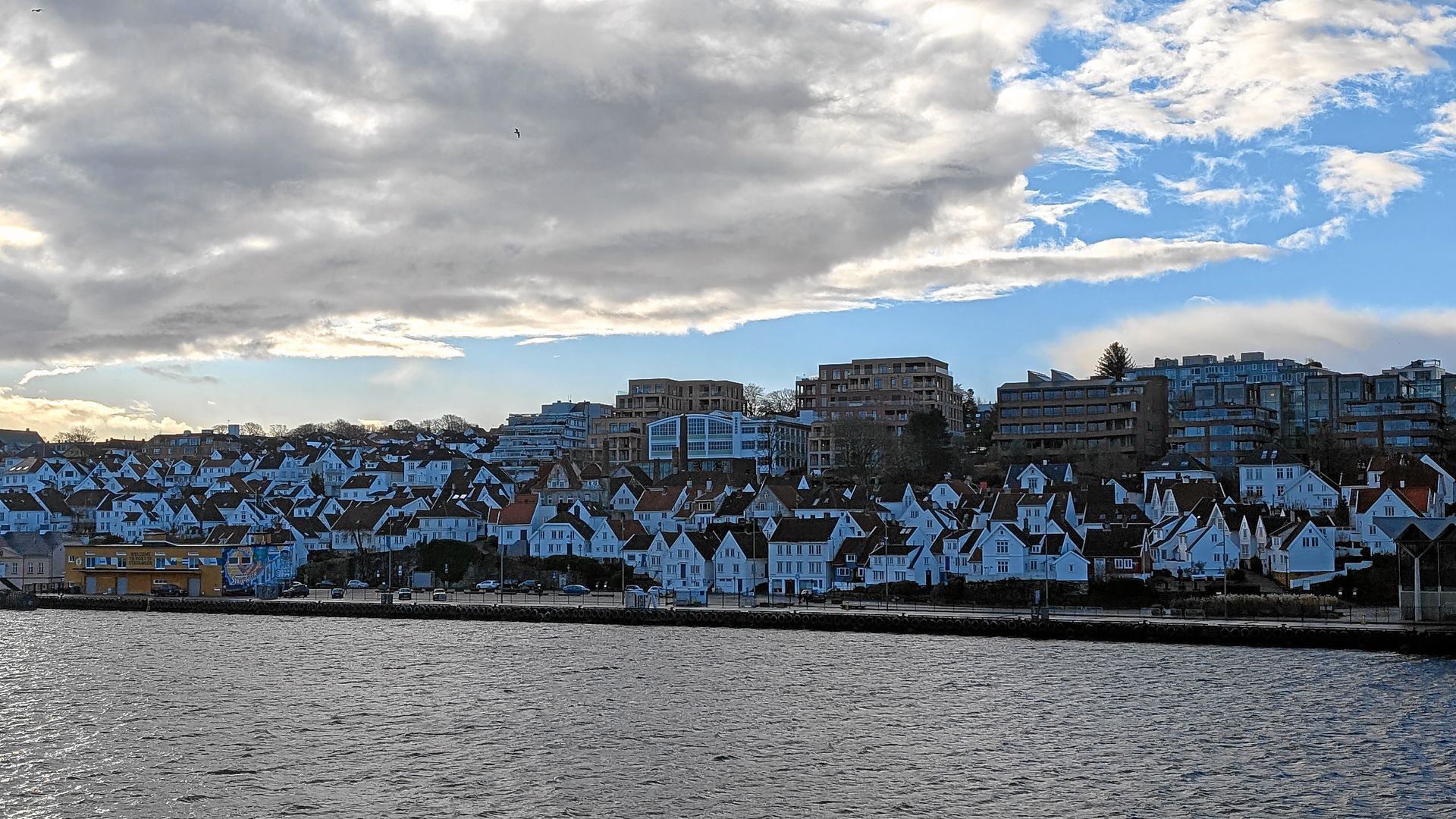Ausfahrt aus dem Hafen Stavanger