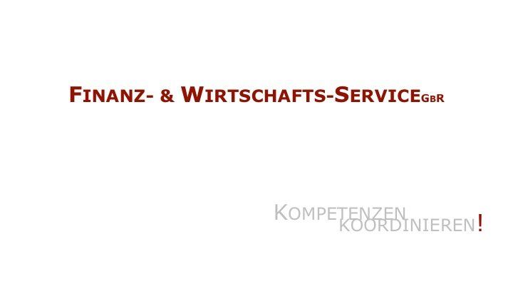 Finanz Wirtschafts Service The Differnce