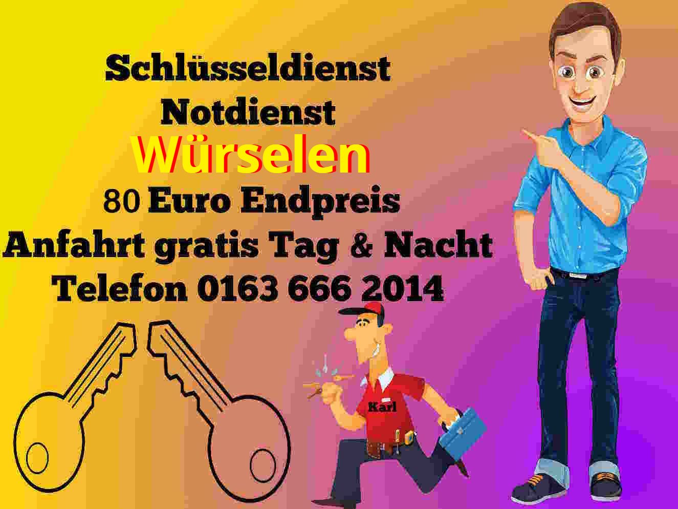 80 Euro Endpreis für Tür Öffnen in Würselen und Umgebung ! Tag & Nacht - Sonn und Feiertags 80€