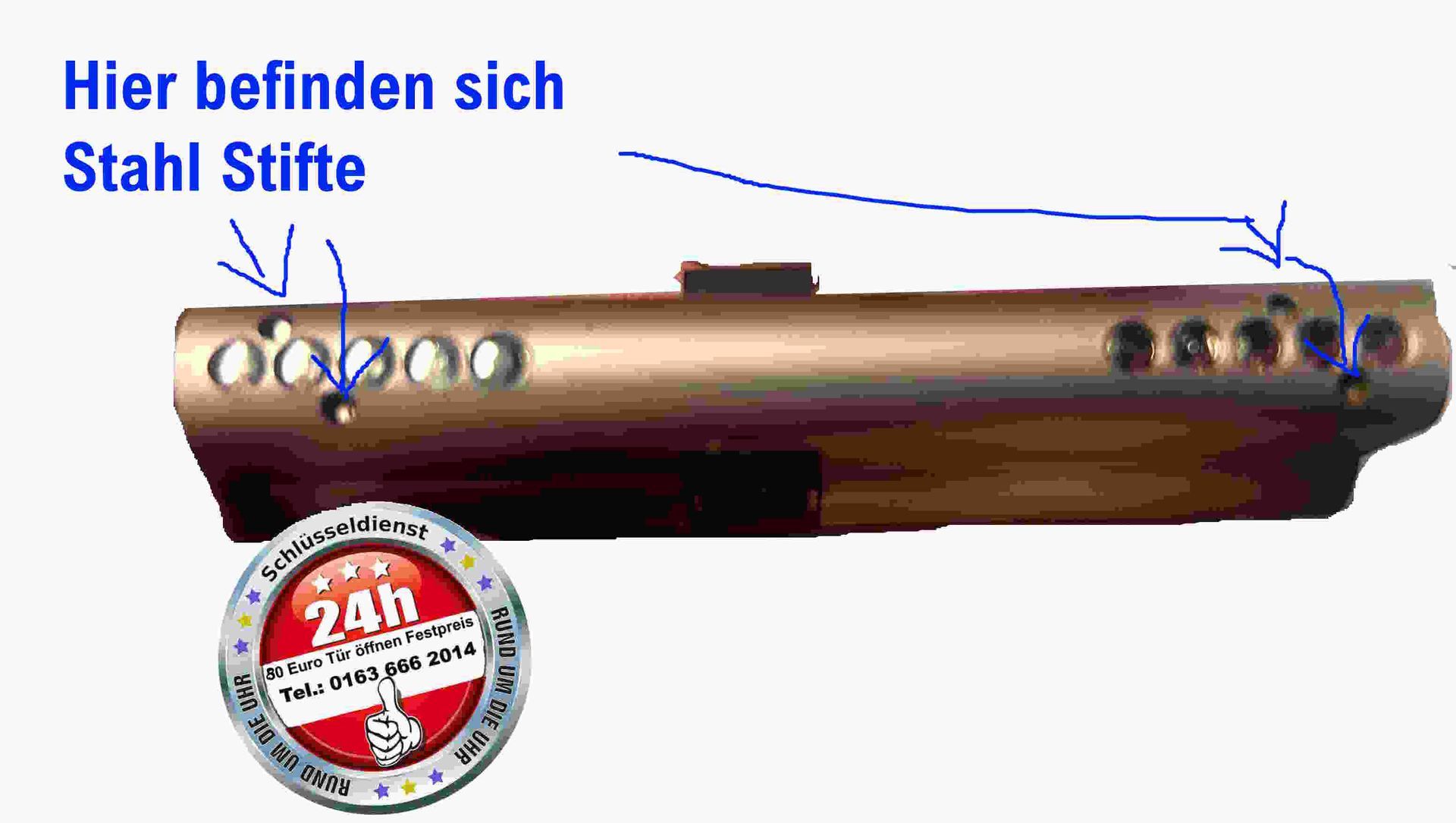 Aufbohr Schutz Schließzylinder