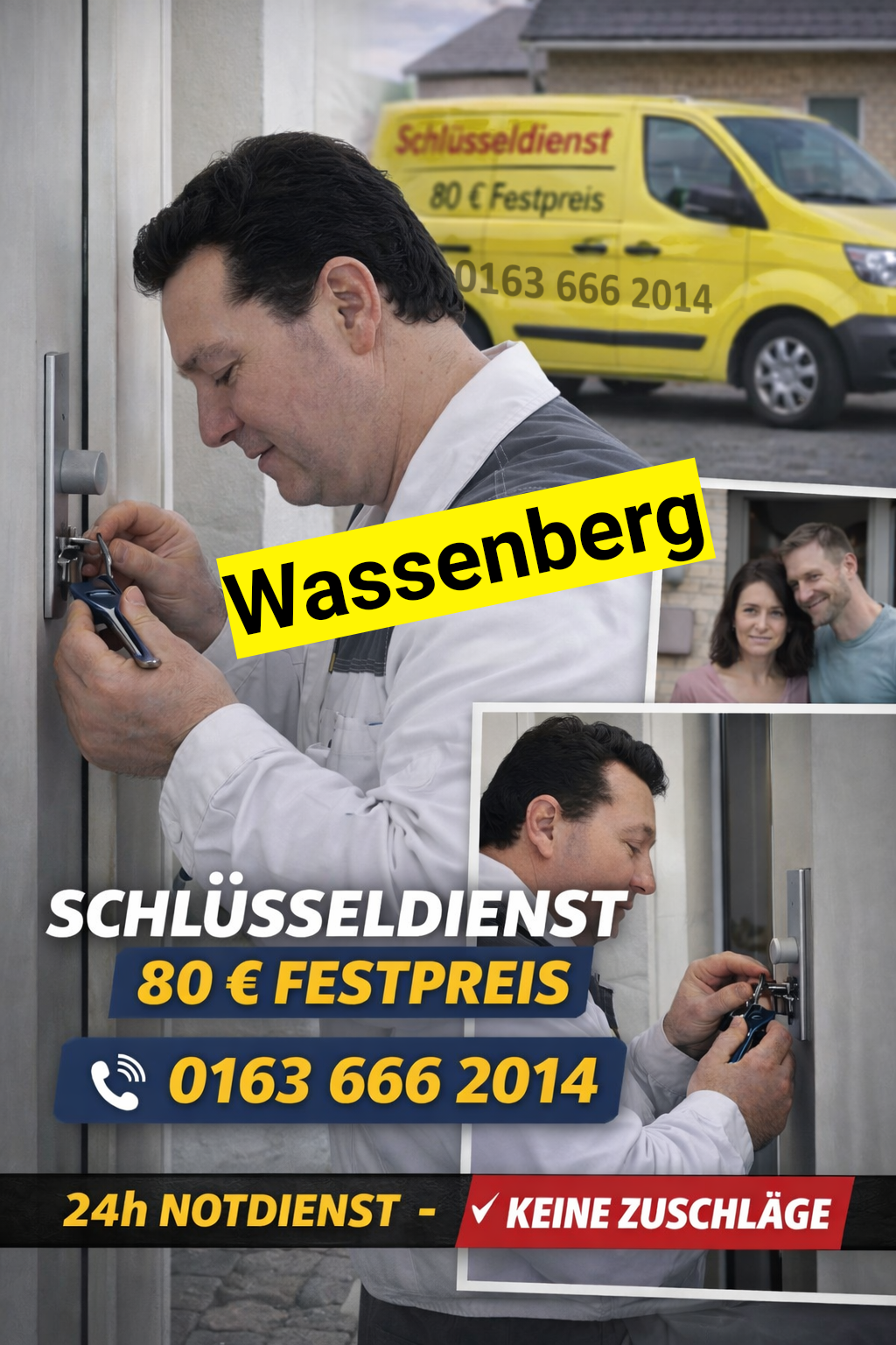  Schlüsseldienst Wassenberg – schnelle Hilfe zum 80 € Festpreis