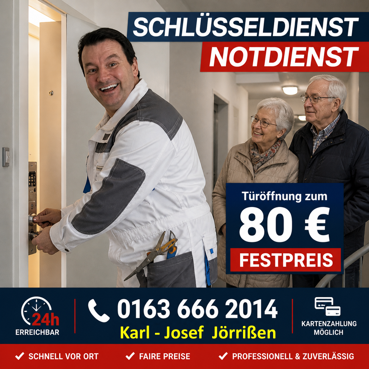 Schlüsseldienst Notdienst Kreis Heinsberg - Karl Josef Jörrißen