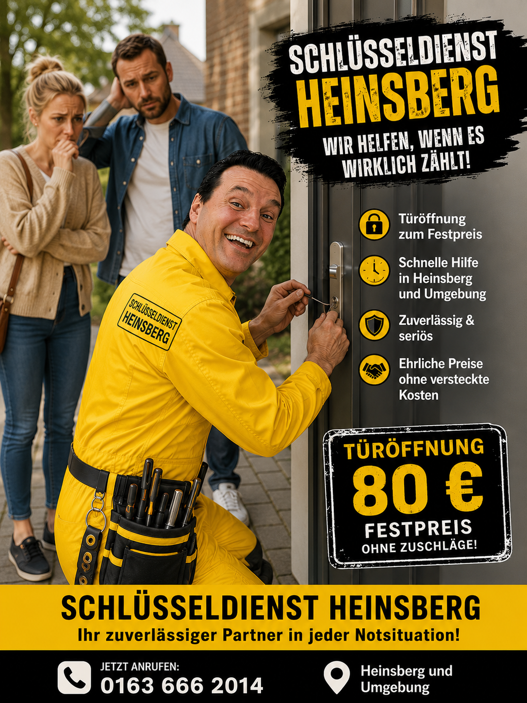Karl - Josef Jörrißen - Schlüsseldienst Monteur Kreis Heinsberg bei der Arbeit