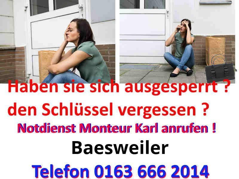 Schlüsseldienst Baesweiler Notdienst Tag Nacht 80 Euro Festpreis - Sonn und Feiertags kein Aufpreis