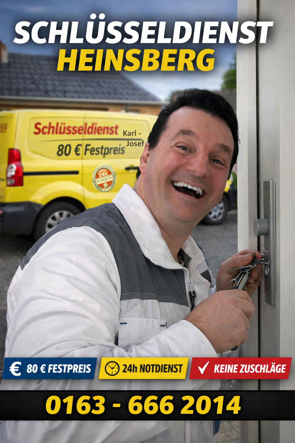 Schlüsseldienst Notdienst in Übach Palenberg - in 15 Min vor Ort !