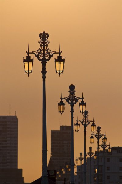 Street lamps of Brighton
