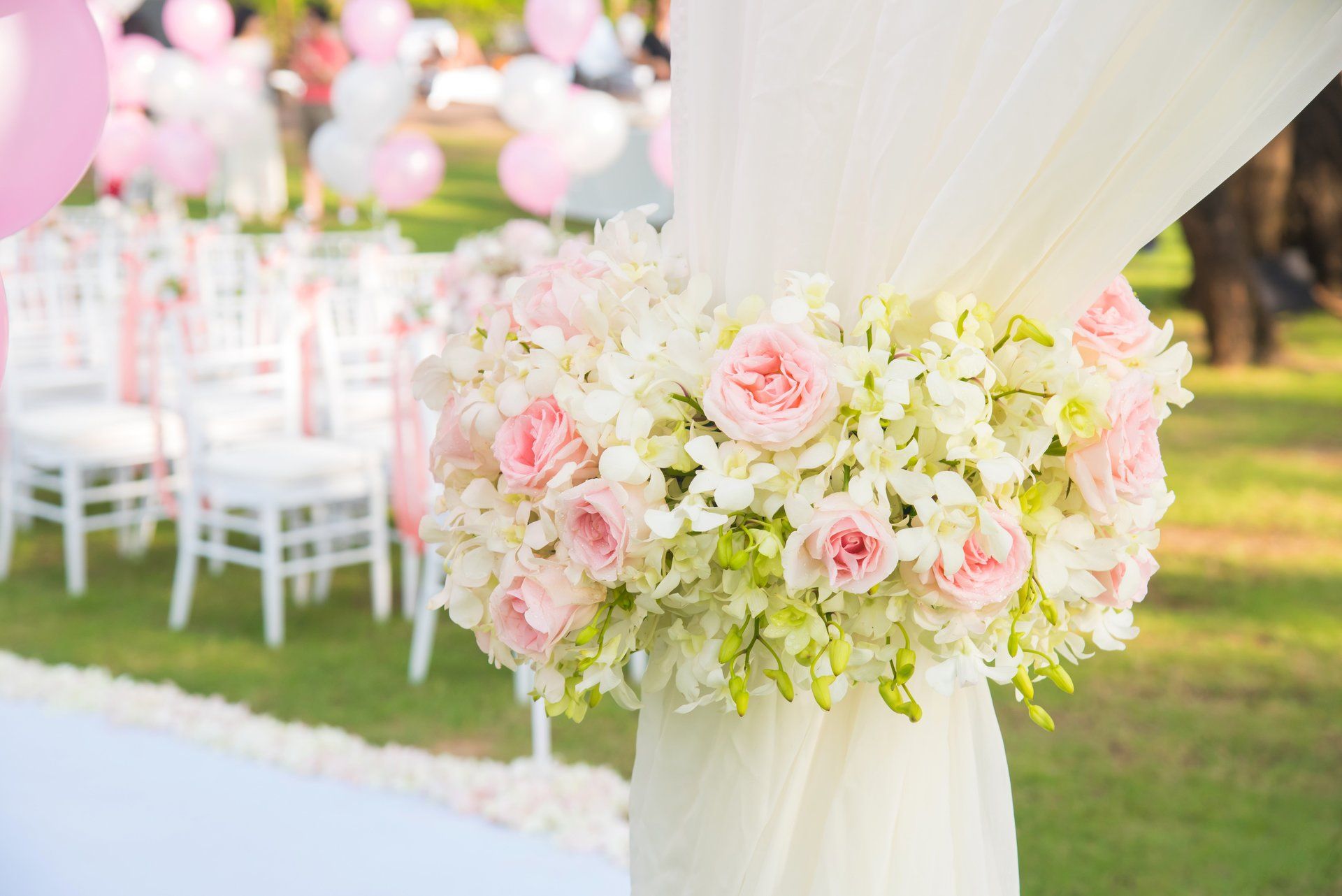Mariage décoration florale cérémonie laïque