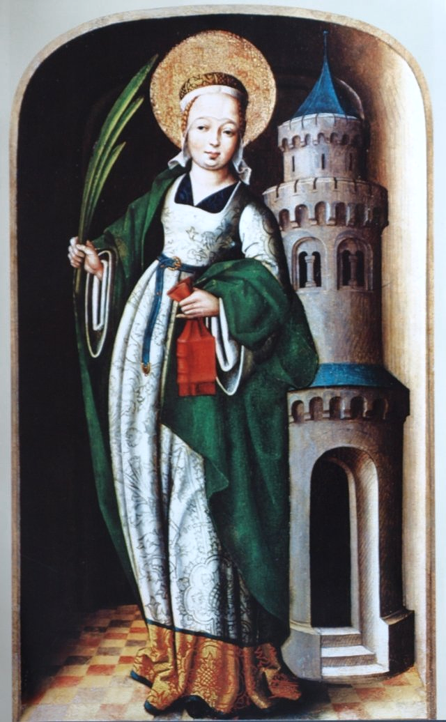 Bildnis der heiligen Barbara