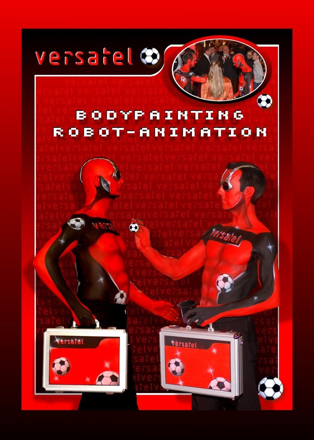 Bodypainting Thema Fussball