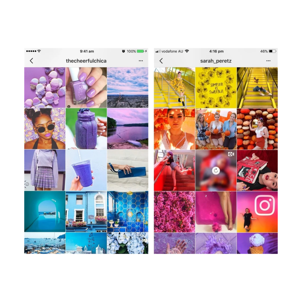 Ideas de diseño para tu feed de Instagram
