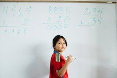 Camila Rivera during a math class at Dr. Hiram González School in Bayamón, P.R. The school will absorb about 190 students as part of a cost-saving consolidation. Credit Erika P. Rodriguez for The New York Times