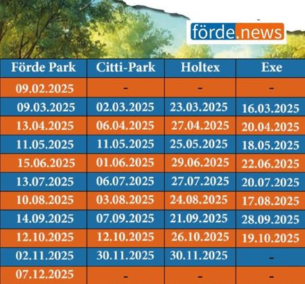 Flohmarkttermine Flensburg 2025