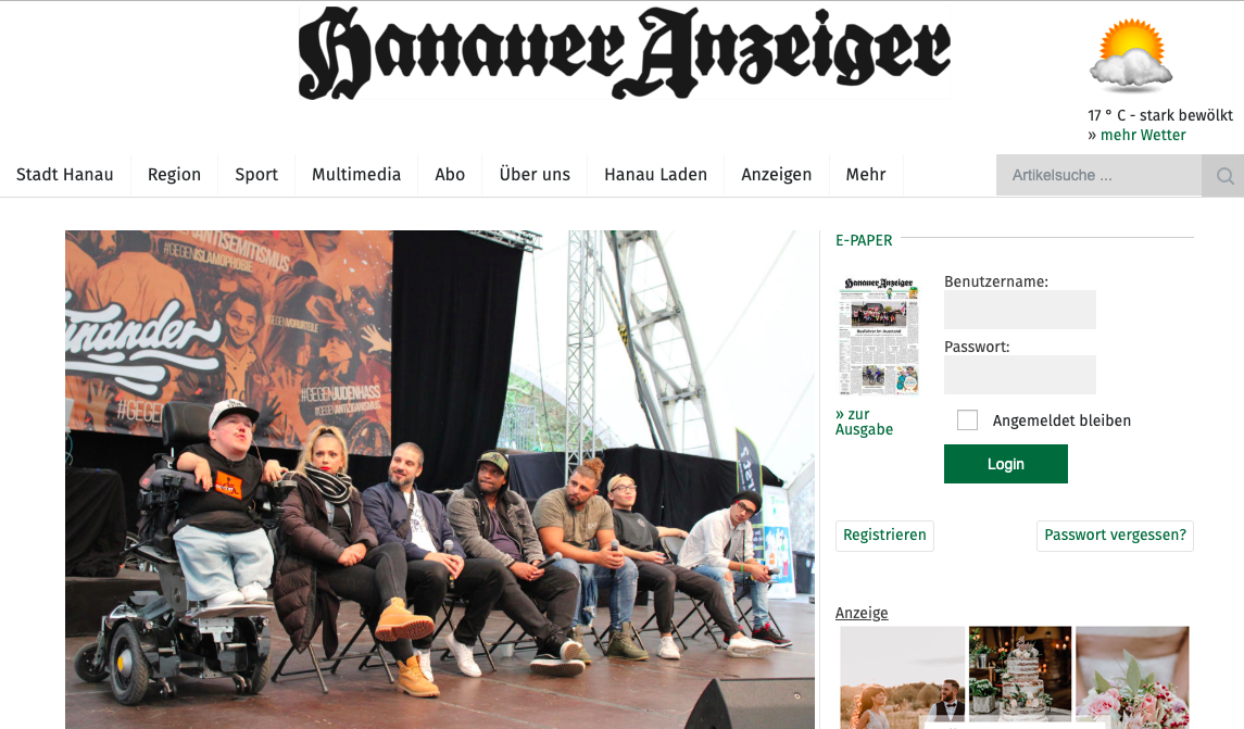 Hanau, Sprachkonzert, Musik ist Vielfalt, Antisemitismus, Rassismus, Fremdenfeindlichkeit, Homophobie, Gewalt, Amphitheater Hanau,