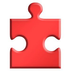 Verhaltensstil Rotes Puzzle