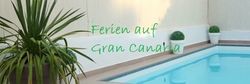 Pool mit Pflanzen auf Gran Canaria